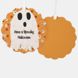 Spooky Halloween  Ornament Karte