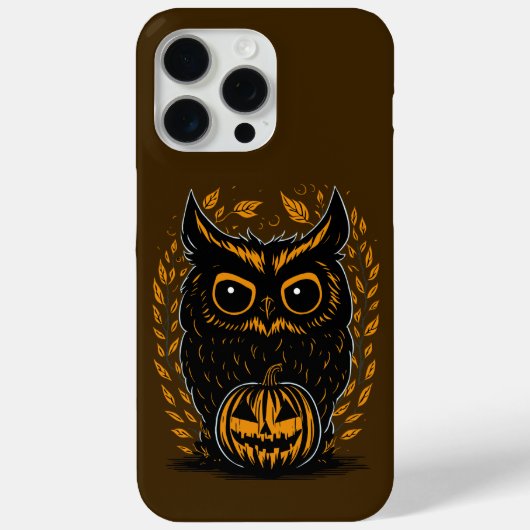 Spooky Halloween Owl Case-Mate iPhone Hülle (Rückseite)