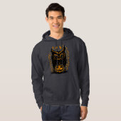 Spooky Halloween Owl Hoodie (Vorne ganz)