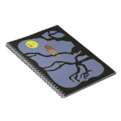 Spooky Halloween Owl Notizblock (Rechte Seite)
