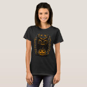 Spooky Halloween Owl T-Shirt (Vorne ganz)