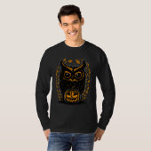 Spooky Halloween Owl T-Shirt (Vorne ganz)