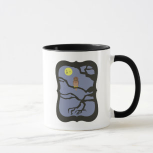 Spooky Halloween Owl Tasse