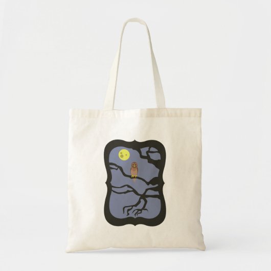Spooky Halloween Owl Tragetasche (Vorne)