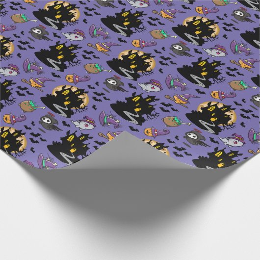 Spooky halloween Packpapier (Ecke)