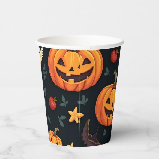Spooky Halloween Papier Cups - Perfekt für Party! Pappbecher (Rechts)