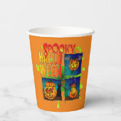 Spooky Halloween Pappbecher (Rückseite)