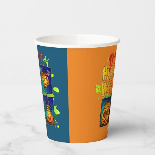 Spooky Halloween Pappbecher (Links)