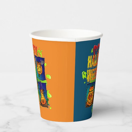 Spooky Halloween Pappbecher (Rechts)