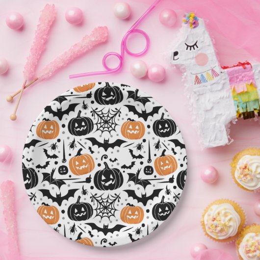 Spooky Halloween Pappteller (Party)