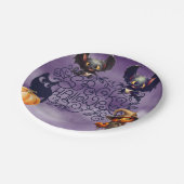 Spooky Halloween Pappteller (Schrägansicht)