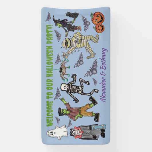 Spooky-Halloween-Party Banner (Vertikal)