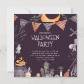 Spooky Halloween-Party Einladung (Vorderseite)