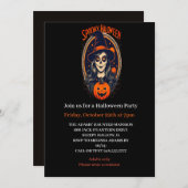Spooky-Halloween-Party Einladung (Vorne/Hinten)