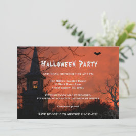 Spooky Halloween-Party Einladung