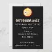 Spooky Halloween-Party Einladung (Rückseite)