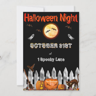 Spooky Halloween-Party Einladung