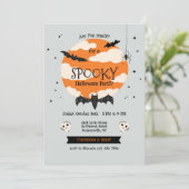 Spooky-Halloween-Party Einladung (Stehend Vorderseite)