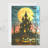 Spooky-Halloween-Party Einladung (Rückseite)