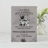 Spooky Halloween-Party Einladung (Stehend Vorderseite)