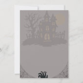 Spooky Halloween-Party Einladung (Rückseite)