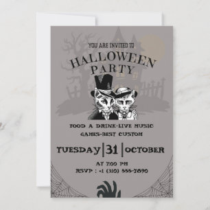 Spooky Halloween-Party Einladung