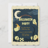 Spooky Halloween-Party Einladung (Vorderseite)