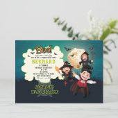 Spooky-Halloween-Party Einladung (Stehend Vorderseite)