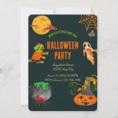 Spooky Halloween-Party Einladung (Vorderseite)