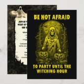 Spooky Halloween-Party Einladung (Vorne/Hinten)