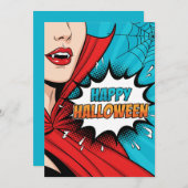 Spooky Halloween-Party Einladung (Vorne/Hinten)