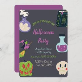 Spooky Halloween-Party Einladung