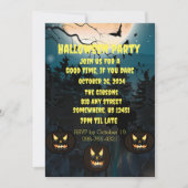 Spooky Halloween-Party Einladung (Vorderseite)