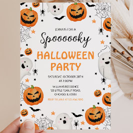 Spooky-Halloween-Party Einladung