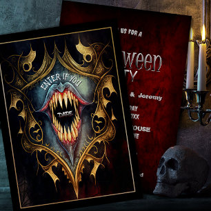 Spooky Halloween-Party Einladung