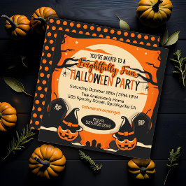 Spooky-Halloween-Party Einladung
