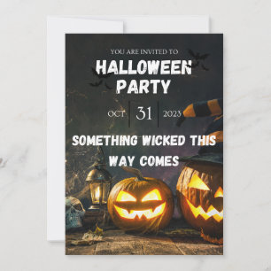 Spooky Halloween-Party Einladung