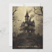 Spooky Halloween-Party Einladung (Rückseite)