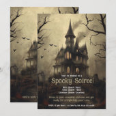 Spooky Halloween-Party Einladung (Vorne/Hinten)