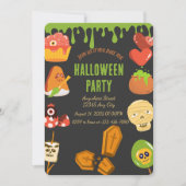 Spooky Halloween-Party Einladung (Vorderseite)