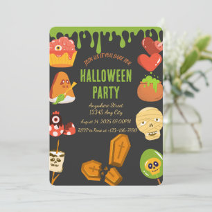 Spooky Halloween-Party Einladung