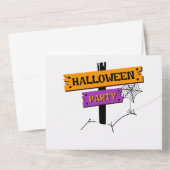 Spooky Halloween-Party Einladung (Rückseite)