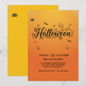 Spooky Halloween-Party Einladung (Vorne/Hinten)