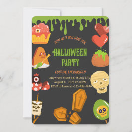 Spooky Halloween-Party Einladung