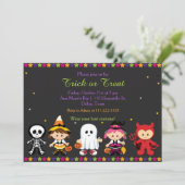 Spooky-Halloween-Party Einladung (Stehend Vorderseite)