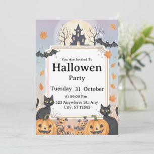 Spooky Halloween-Party Einladung   Bearbeiten von 