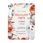 Spooky Halloween-Party Einladung Ghost Pumpkin Magnet (Vertikal)