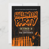 Spooky Halloween-Party Flyer Einladung (Vorderseite)