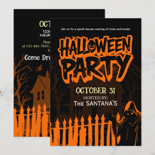 Spooky Halloween-Party Flyer Einladung