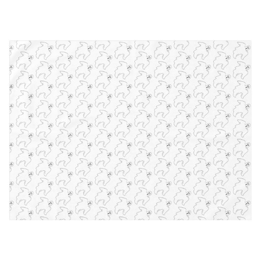 Spooky Halloween-Party Ghost Print Decke (Vorderseite (Horizontal))